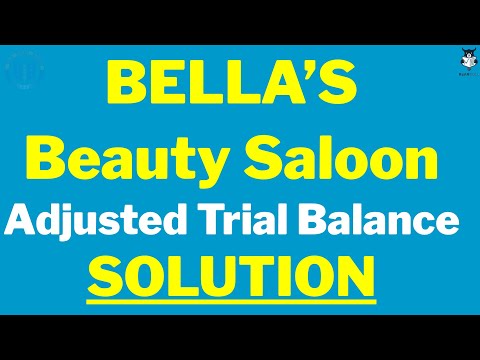 Bella Beauty Salon Adjusted Trial Balance Answer