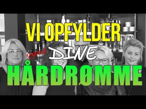 Sådan opfyldes dine hårdrømme. Herre-, dameklip, farvning, parykker, extension oma.