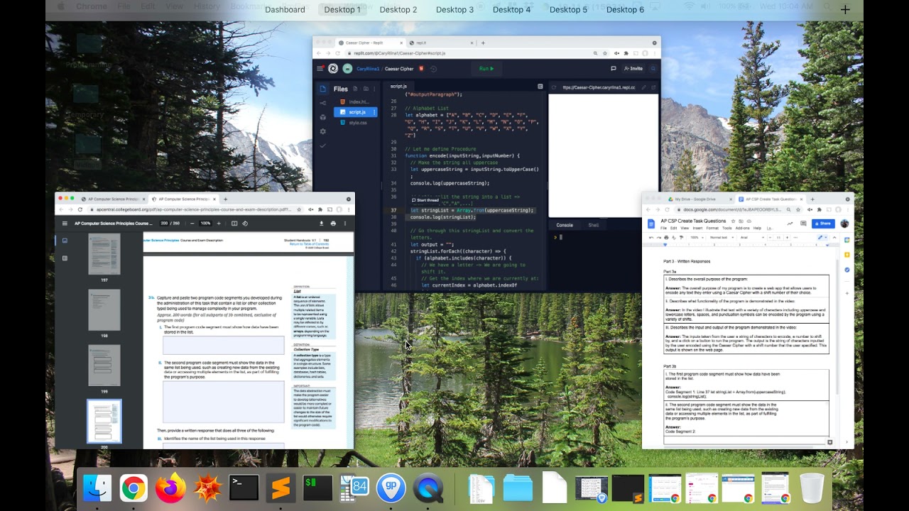 AP CSP - Create Task Question Example (Part 1)