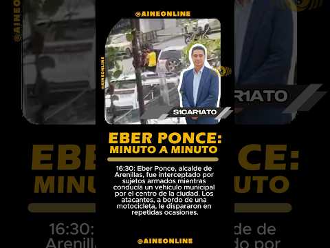 Asesinan al alcalde de Arenillas Eber Ponce #ecuador #arenillas #eloro #EberPonce