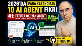 2026'da Para Kazandıran 10 AI Agent Fikri : Fatura Okuyan Agent (Kodla