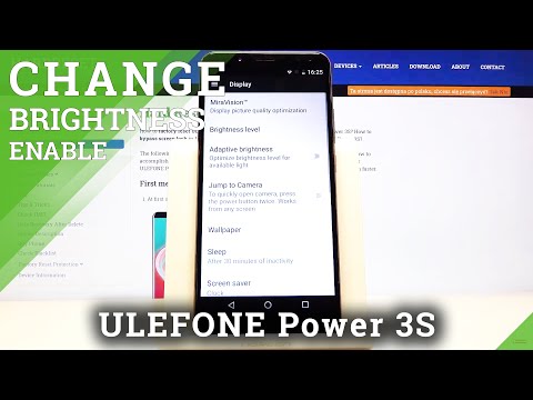 How to Enable Adaptive Brightness in Ulefone Power 3s - Activate Auto Brightness