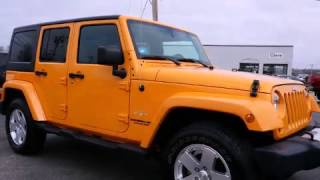 preview picture of video '2012 Jeep Wrangler Unlimited Sahara in Middletown, RI 02842'