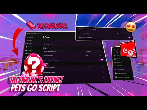 Valentine Event PETS GO Script Pastebin | Auto Farm, Huge, Auto Upgrade, Max Luck, and More (2025)
