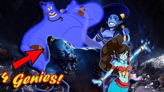 Friend Like Me but its sung by 4 Genies