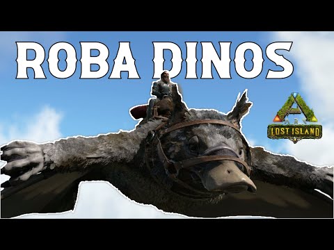 COMO TAMEAR AL "ROBA DINOS" (MAEWING) TODAS SUS HABILIDADES - ARK: LOST ISLAND *NUEVO MAPA*