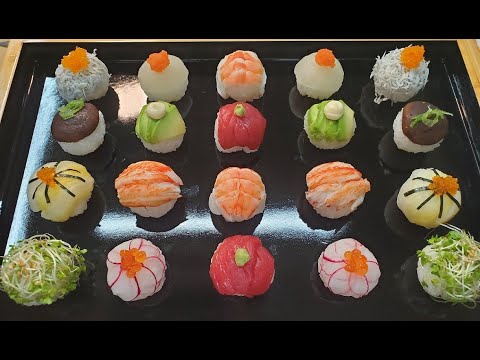【簡単！手まり寿司】家でお寿司作り♪寿司職人が教えるお手軽なパーティー飾り寿司の作り方　How to make temarisushi ball