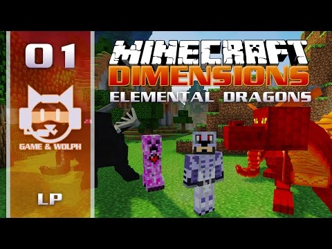 Wolphegon -  Minecraft Dimensions: Elemental Dragons (S4) |  Ep.1 - The Valley of Dragons