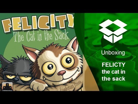 Unboxing Felix - Felicity the cat in the sack - boardgame