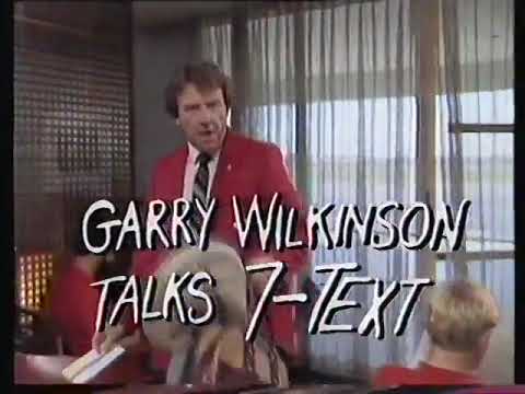 Sydney TV 1985 - '7 Text' Promo with Garry Wilkinson (Australia)