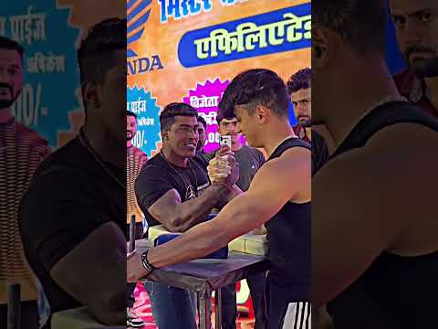 Aryan Kandari 🏆vs National State Champion Rahul🏋️‍♂️ #shorts #aryankandari #armwrestling #gym