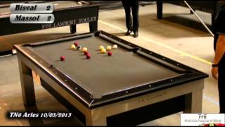 preview picture of video 'Finale Blackball Open FFB - Arles 10/03/2013. Bisval vs Massol. Sans Musique'