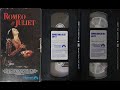 Opening To Romeo Juliet 1979 VHS 1980 Packaging