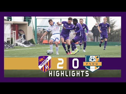 Friendly Fixture. Urartu FC - BKMA 2-0. Full Highlights