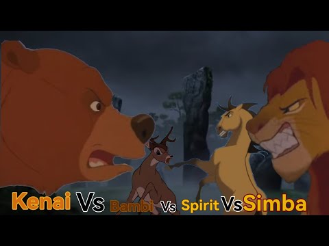 Simba vs Kenai vs Bambi vs Spirit (part 1)