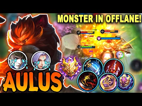 UNDERRATED AULUS DOMINATES OFFLANE🔥 Aulus Best Build OFFLANE Ranked Gameplay  (Aulus Mobile Legends)