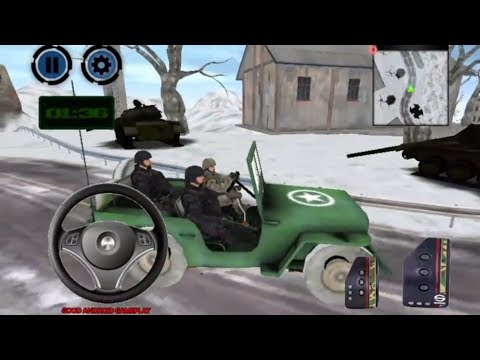 Us Army Truck Driving : Real Army Truck - Offroad Army JEEP Transport Android GamePlay FHD