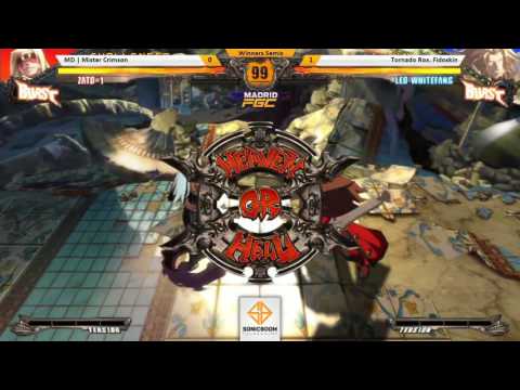 Sonic Boom 2016 GGXrd Rev Winners Semis MD l Mister Crimson (Zato) vs Tornado Rox. Fidoskin (Leo)
