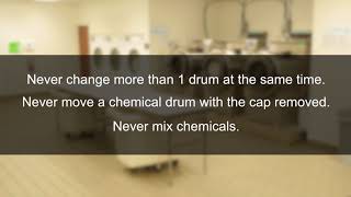 How To Change Laundry Chemical Drums