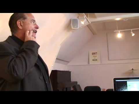 Martyn Ware with Marvin Ayres - Demonstrating 3D Sound System part 4