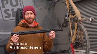 PUSHrack - Airlineschienen Montage - Fiat Ducato - Citröen Jumper