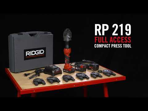 Ridgid RP-219 press machine + TH-jaws 16-20-26 mm - Inclusive: - 1 pcs.  1