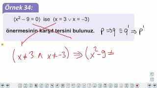 Eğitim Vadisi 9.Sınıf Matematik 3.Föy Mantık 3 Konu Anlatım Videoları