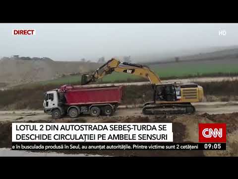 Cel mai dificil lot din Autostrada Sebeş-Turda se deschide traficului din această săptămână