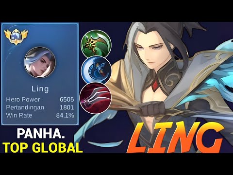 Aggressive Ling 84% Win Rate Gameplay - Top Global Ling by★PANHA. - Mobile Legends
