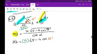 Trig Triangles - variables Ex 2b2