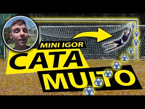 FILHO DO IGOR!? Ele pega mais que o goleiro IGOR!? Surpreendente! {BZK}