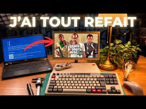 J’ai transformé un PC portable cassé en PC gaming rétro-futuriste