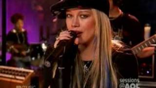Hilary Duff - Fly - Live - Aol Sessions