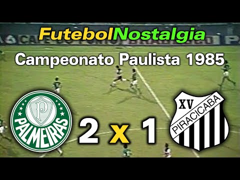 Palmeiras 2 x 1 XV de Piracicaba - 22-06-1985 (Campeonato Paulista)