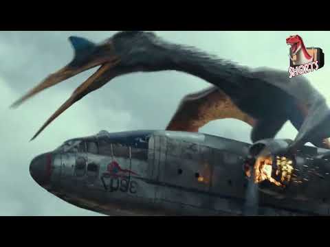 Quetzalcoatlus Attacks Plane Scene 🌍 Jurassic World Dominion 2022