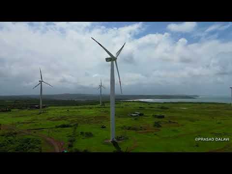Devgad WindMill & Devgad Beach Drone Video