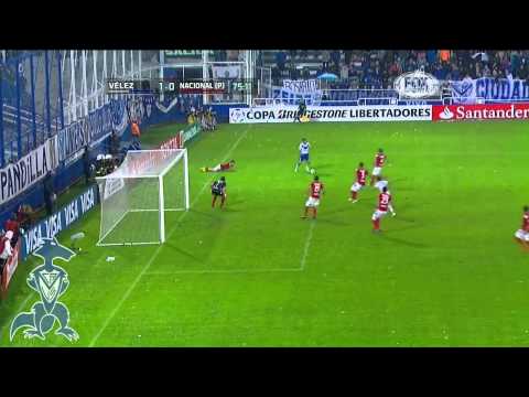 GOL HD | Velez 2 Vs Nacional 2 | Libertadores 2014 | 8vo VUELTA | CORREA (1)