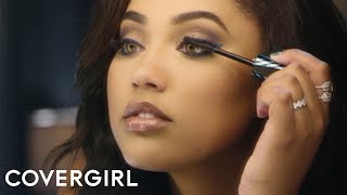 Ayesha Curry in Peacock Flare Mascara | #IAmWhatIMakeUp by COVERGIRL
