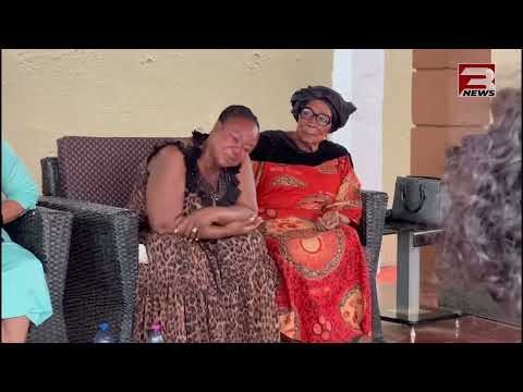 Wife of NDC National Vice Chair weeps uncontrollably after his death in helicopter crash today