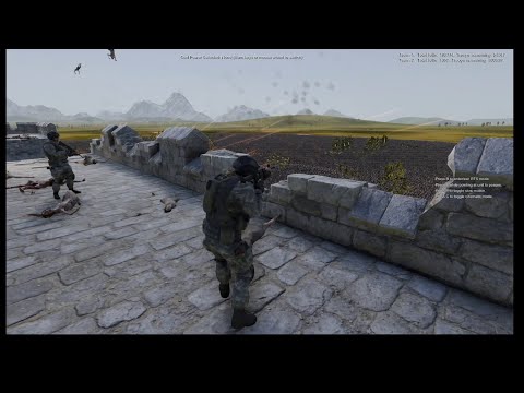 Can 6k Modern Soldiers Defend Ruins From 1m Zombies Until Help Arrives?
