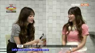 [ENGSUB][130327] Davichi interviews each other @ MBC Show Champion