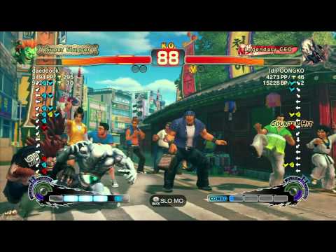SSF4 AE: Poongko (Seth) vs daeddook (Blanka) - Ranked Match (720p HD)