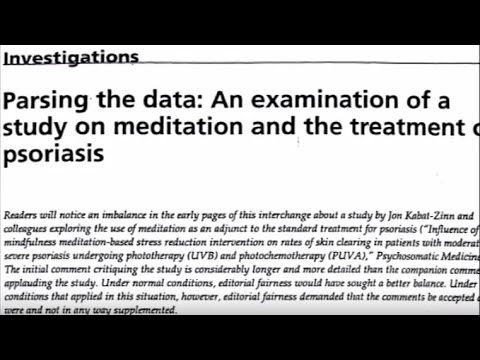 The Beginnings of MBSR Research (UMass Medical School )