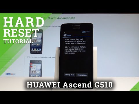 How to Factory Reset HUAWEI Ascend G510 - Master Reset / Wipe Data |HardReset.Info