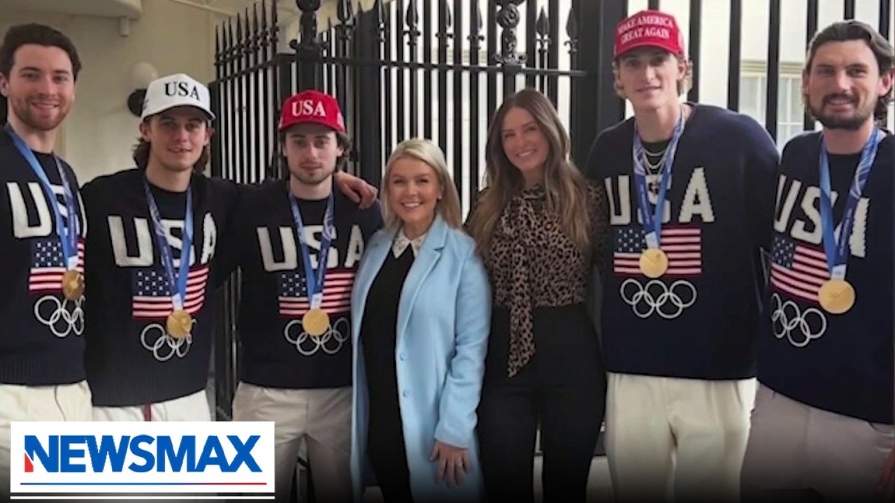 Left attacks U.S. men's hockey team for wearing MAGA gear | National Report