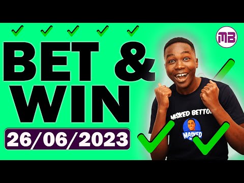 FOOTBALL PREDICTIONS TODAY 26/6/2023 | SOCCER PREDICTIONS TODAY | BETTING TIPS #footballbetting