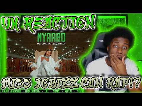SHE CAN RAP⁉️🔥🎤 MISS JOBIZZ ft HUSSAIN DADA - NYAABO (Official Music Video) [UK REACTION🇬🇧]