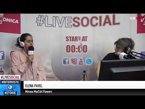 Intervista  Miruna Mod'Art Flowers a Radio Veronica one