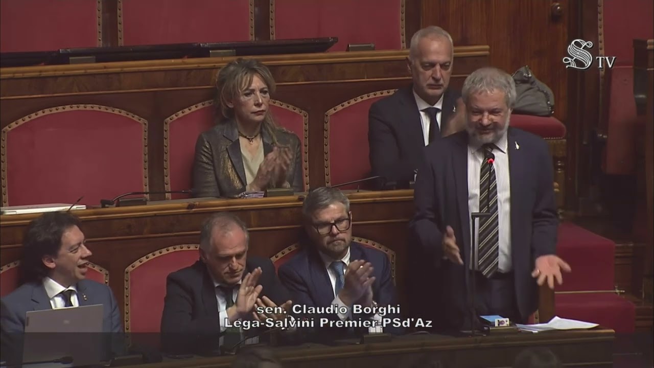 CLAUDIO BORGHI REPLICA A GIORGIA MELONI IN VISTA DEL CONSIGLIO EUROPEO