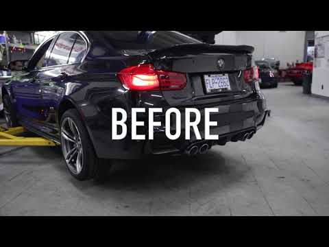 BMW F80 M3 exhaust upgrade with Dinan Muffler and Active Autowerke Mid-Pipe!